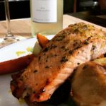 Seafaring Roasted Salmon with Harvest Veggies from the blog